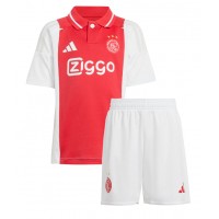 Maglie da calcio Ajax Brian Brobbey #9 Prima Maglia Bambino 2024-25 Manica Corta (+ Pantaloni corti)